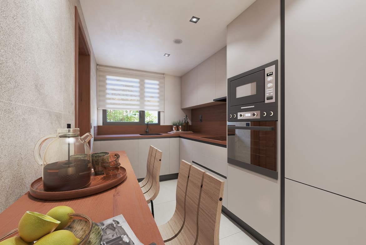 B5_Marbella_Lake_apartments_Nueva Andalucia_kitchen 2 Marbella Lake Nueva Andalucia MDR Luxury Homes