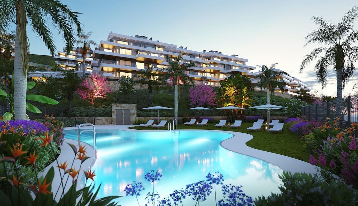 Calanova_exterior_piscina_2_noche Calanova Collection