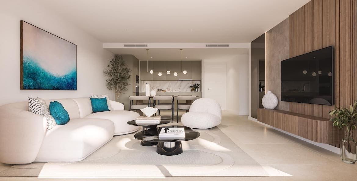 Capri Estepona Salon B1E10B_2dorm Cocina opcion 2 Capri Estepona