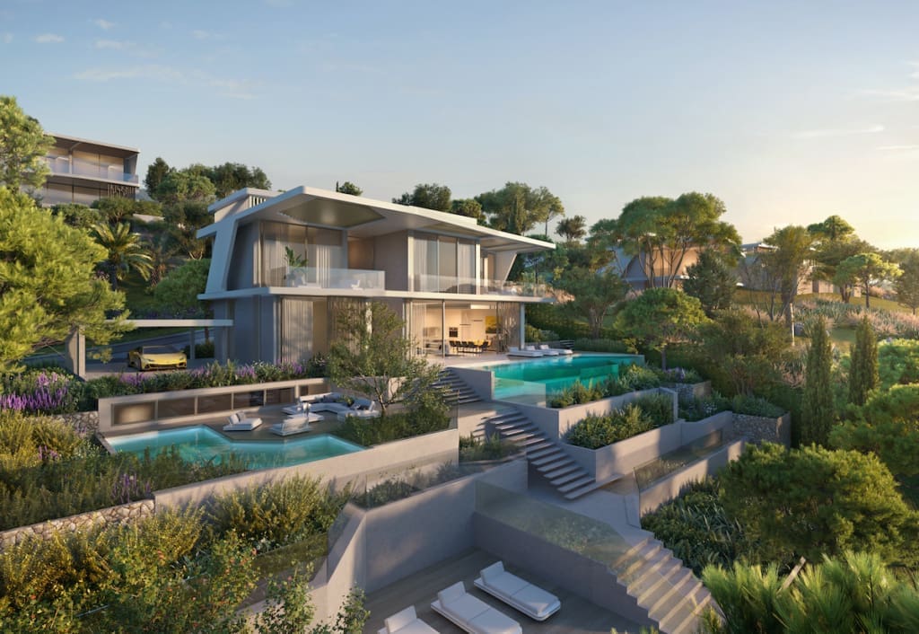 Tierra Viva Costa del Sol Lamborghini-Inspired Luxury Villas MDR Luxury Homes Esmeralda Villa_Ext 1 | MDR Luxury Homes Ervaar de Prestige van Tierra Viva - Lamborghini-Geïnspireerde Luxe aan de Costa del Sol
