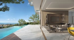 Tierra Viva Costa del Sol Lamborghini-Inspired Luxury Villas MDR Luxury Homes Esmeralda Villa_Int_Living Terrace | MDR Luxury Homes Tierra Viva Costa del Sol Lamborghini-Inspired Luxury Villas MDR Luxury Homes Esmeralda