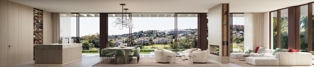 Villa Fairway Haven Nueva Andalucia LIVING_V1_010 | MDR Luxury Homes Villa Fairway Haven Nueva Andalucia
