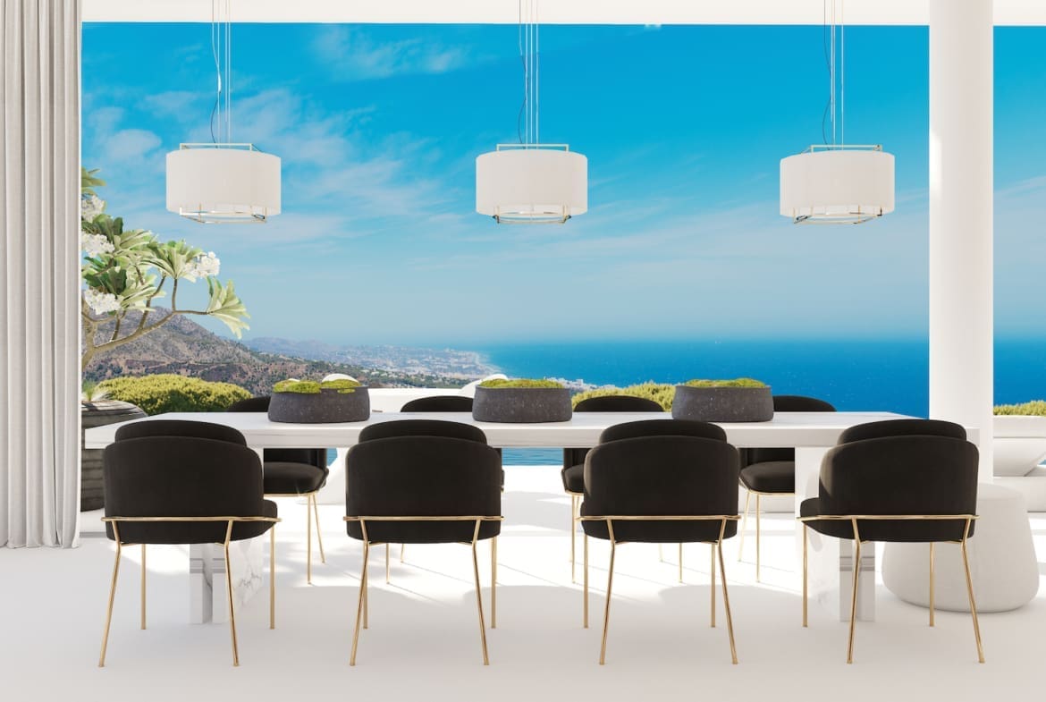 Vista Lago Dining 1 Vista Lago Residences Real de la Quinta Benahavis MDR Luxury Homes