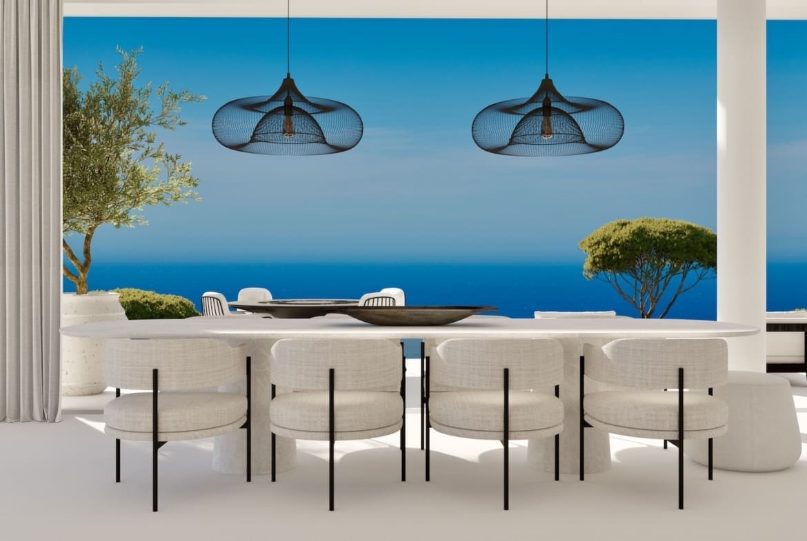Vista Lago Dining 3 Vista Lago Residences Real de la Quinta Benahavis MDR Luxury Homes