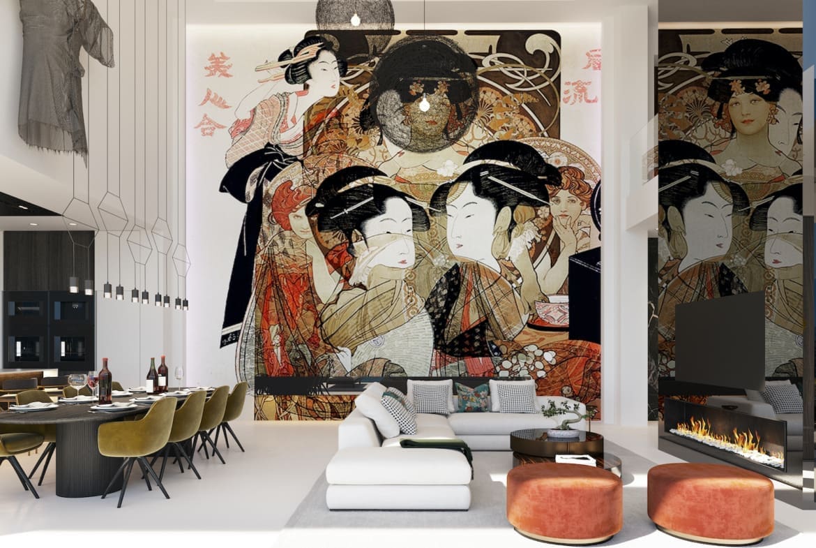 Vista Lago Double Height Lounge Version 1 Vista Lago Residences Real de la Quinta Benahavis MDR Luxury Homes