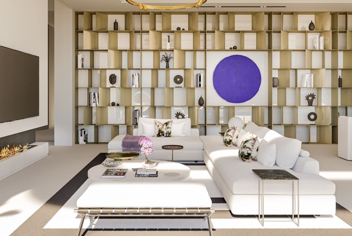 Vista Lago Lounge 12 Vista Lago Residences Real de la Quinta Benahavis MDR Luxury Homes