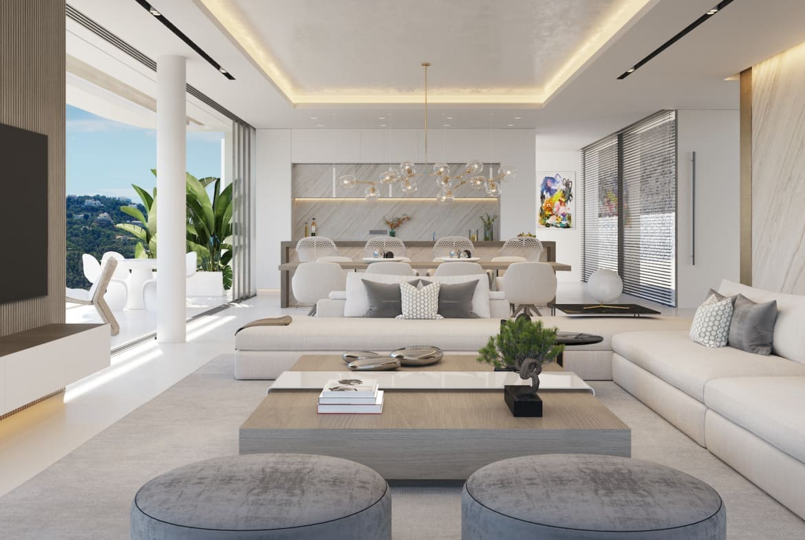 Vista Lago Lounge 6 Vista Lago Residences Real de la Quinta Benahavis MDR Luxury Homes