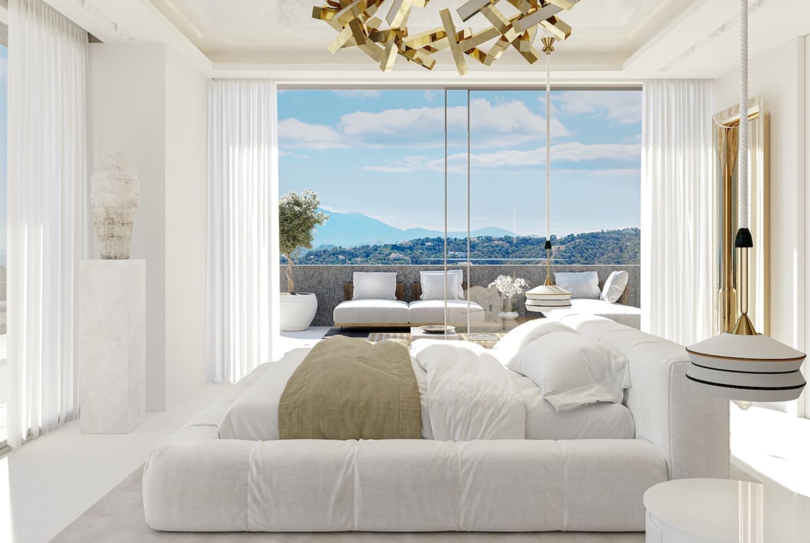 Vista Lago Master Suite 1 Vista Lago Residences Real de la Quinta Benahavis MDR Luxury Homes