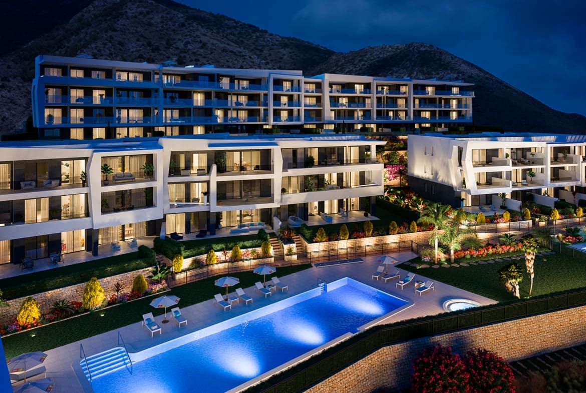 Higueron Bay Residences Higueron Beach Residences 01 Night View 2 Higueron Bay Residences Higueron Beach Residences