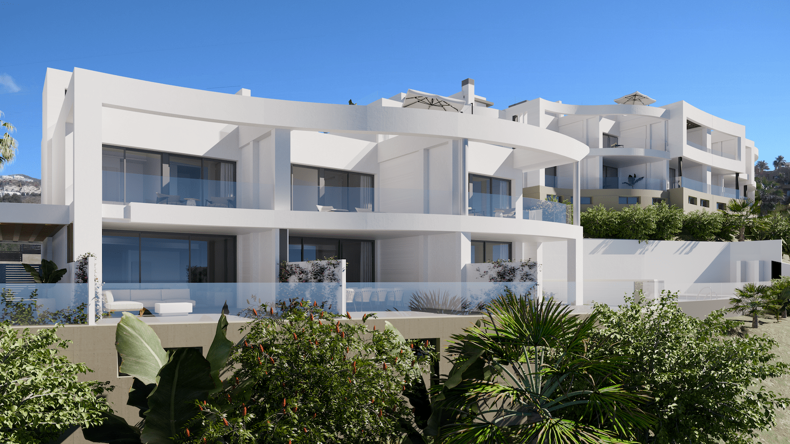 Luxury townhouse with sea views at Aalto Residences Mijas for sale presented by MDR Luxury Homes with panoramic sea views on the Costa del Sol FRONT_-11-13 Luxury townhouse with sea views at Aalto Residences Mijas for sale presented by MDR Luxury Homes