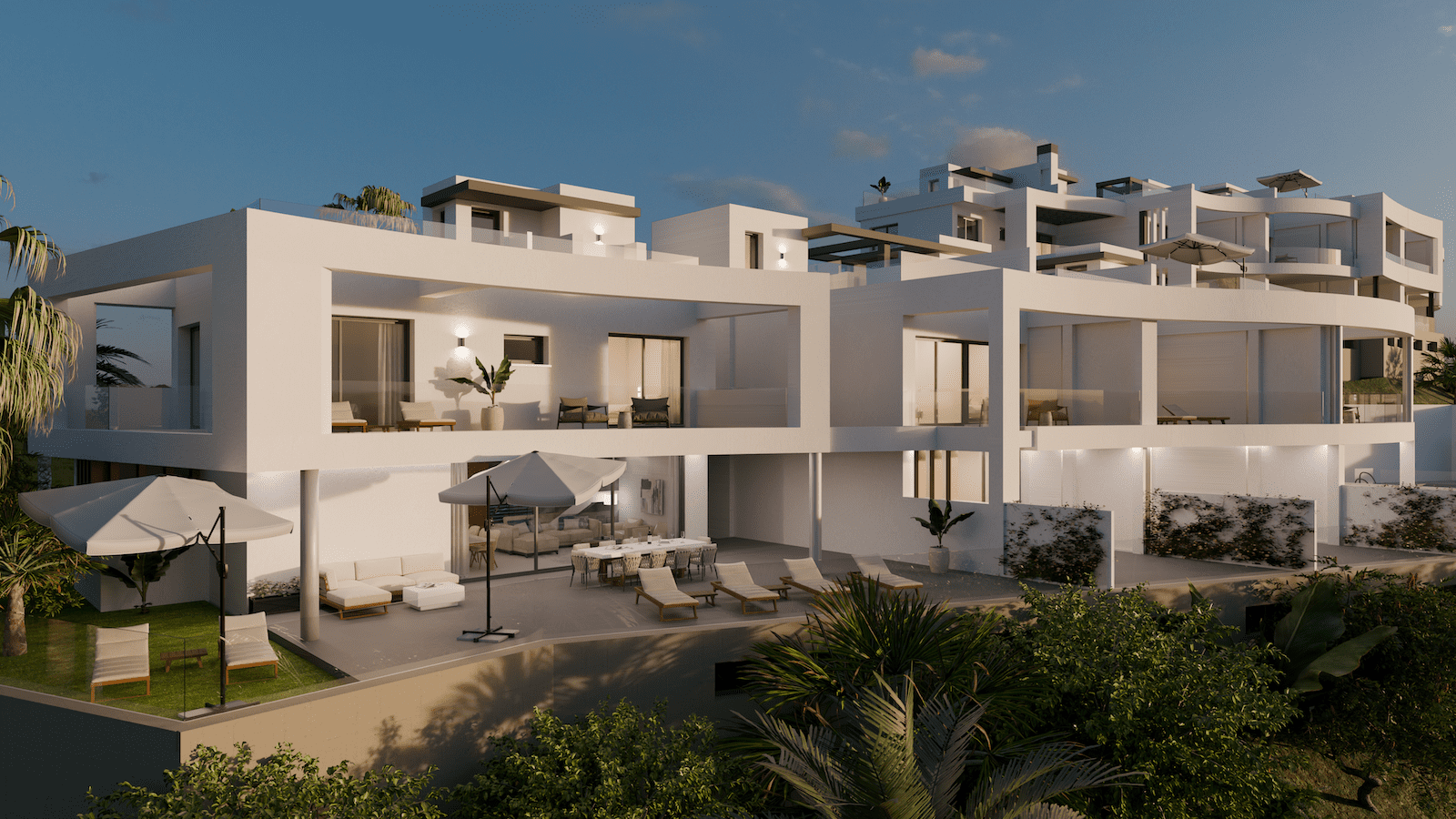 Luxury townhouse with sea views at Aalto Residences Mijas for sale presented by MDR Luxury Homes with panoramic sea views on the Costa del Sol FRONT_10-13 Luxury townhouse with sea views at Aalto Residences Mijas for sale presented by MDR Luxury Homes