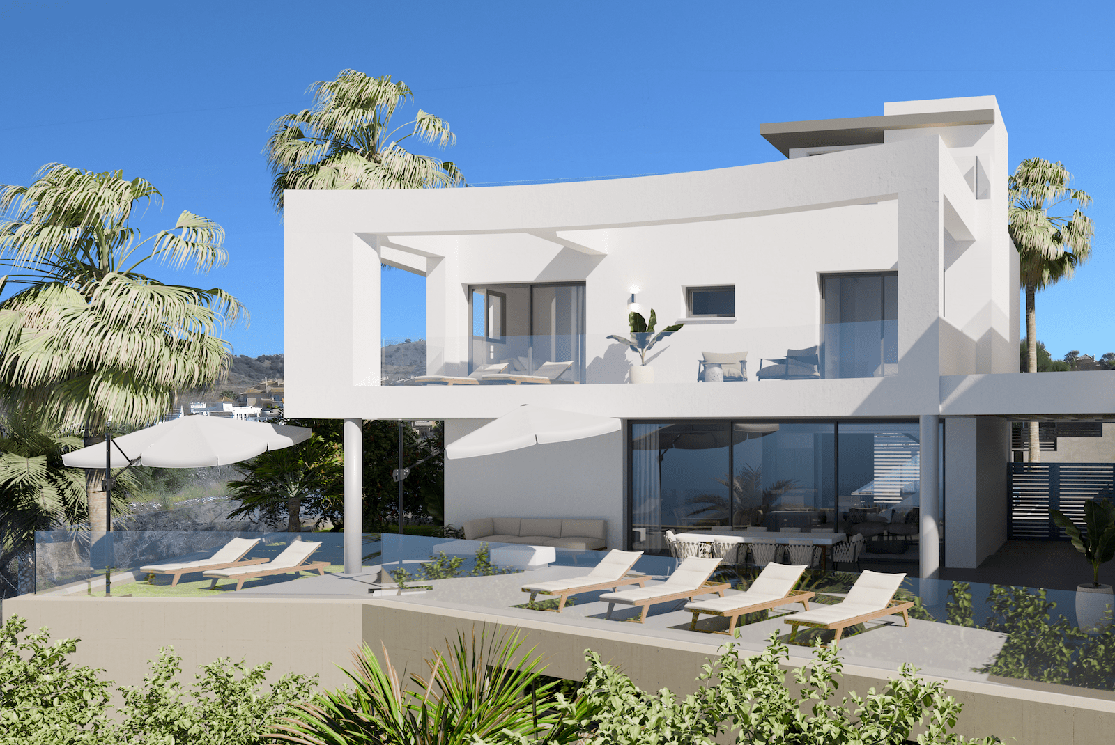Luxury townhouse with sea views at Aalto Residences Mijas for sale presented by MDR Luxury Homes with panoramic sea views on the Costa del Sol FRONT_10 Luxury townhouse with sea views at Aalto Residences Mijas for sale presented by MDR Luxury Homes