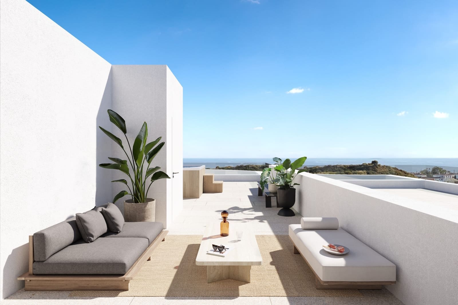 Luxury townhouse with sea views at Aalto Residences Mijas for sale presented by MDR Luxury Homes