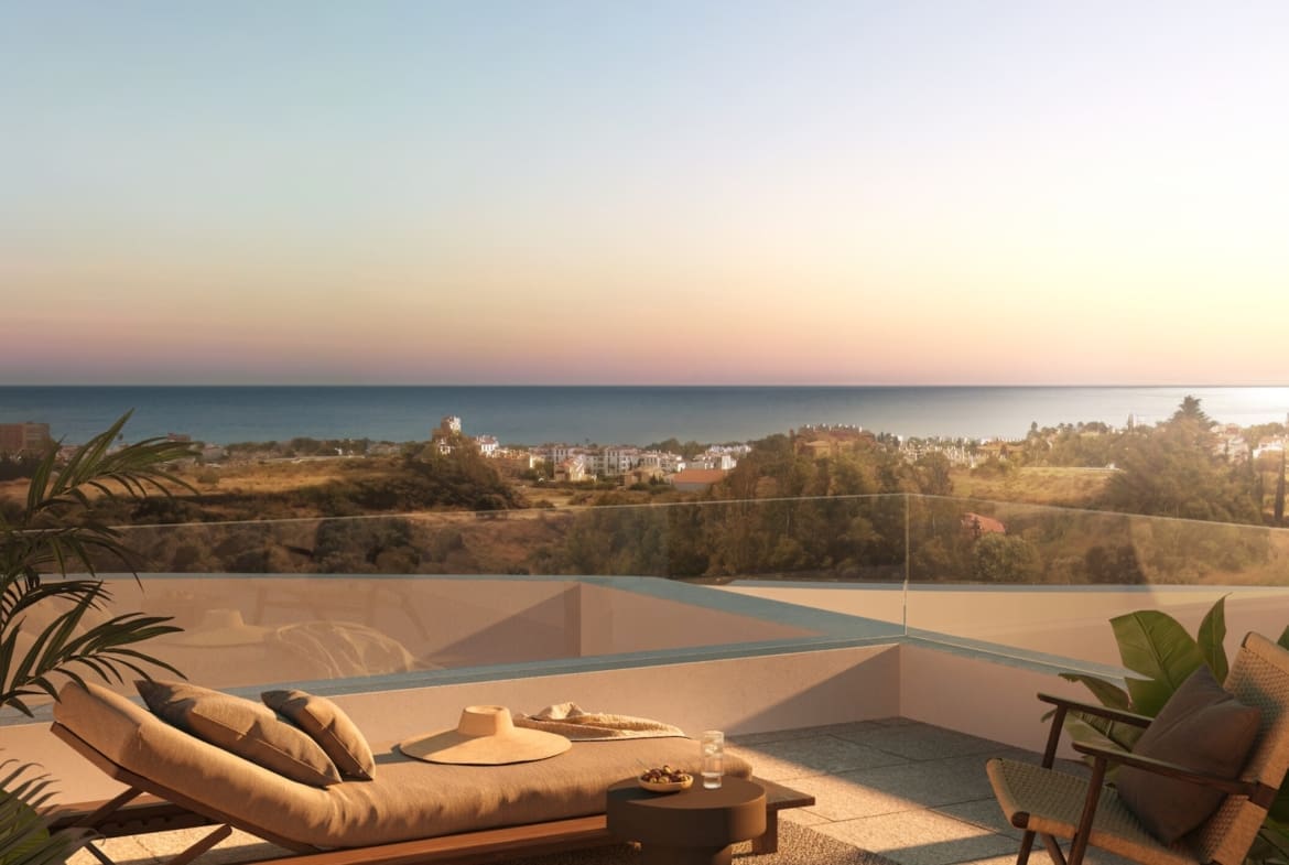 Luxury townhouse with sea views at Aalto Residences Mijas for sale presented by MDR Luxury Homes