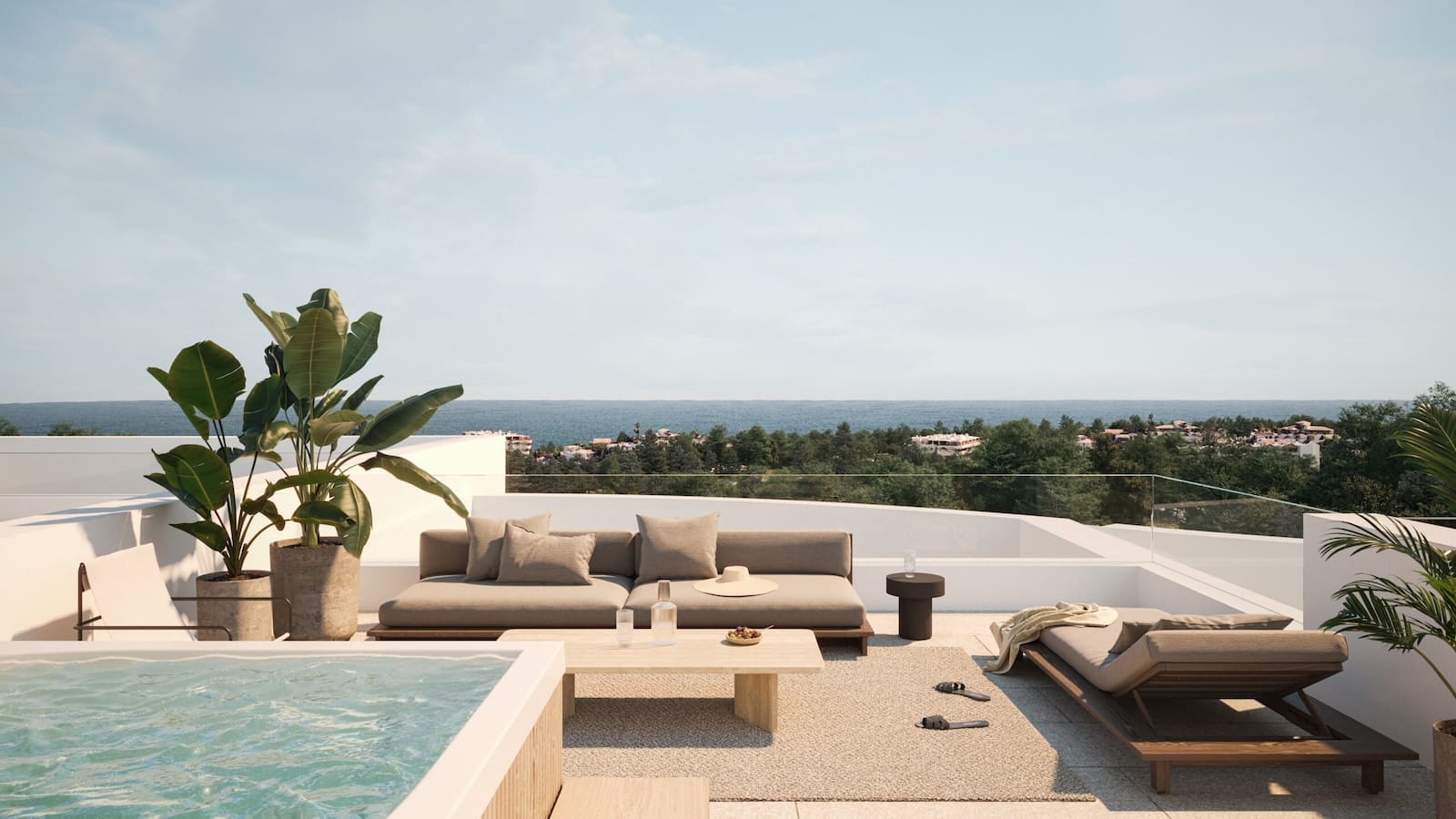 Luxury townhouse with sea views at Aalto Residences Mijas for sale presented by MDR Luxury Homes