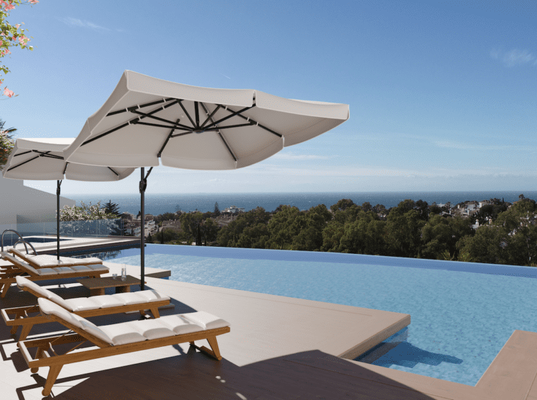 Luxury townhouse with sea views at Aalto Residences Mijas for sale presented by MDR Luxury Homes