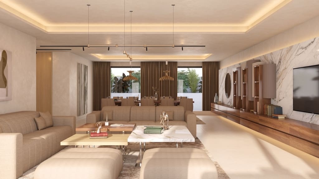 Villa Serenidad Sotogrande - Luxe Nieuwbouw te Koop - MDR Luxury Homes b_salon_2 | MDR Luxury Homes Villa Serenidad Sotogrande - Luxury New Construction for Sale - MDR Luxury Homes
