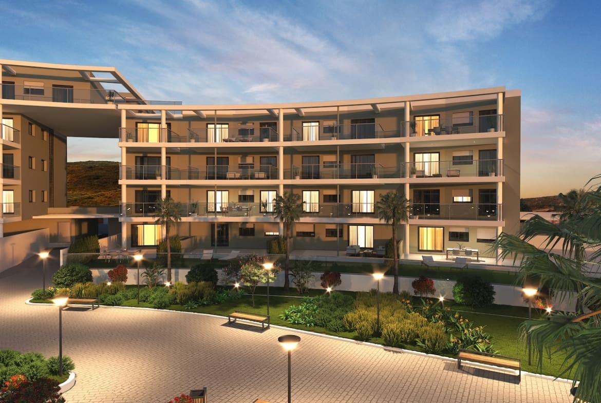 Luxe Woningen bij Amphora Beach Residences – Tweede Lijn van het Strand in Manilva – MDR Luxury Homes edif_A_tarde Luxe Woningen bij Amphora Beach Residences - Tweede Lijn van het Strand in Manilva - MDR Luxury Homes