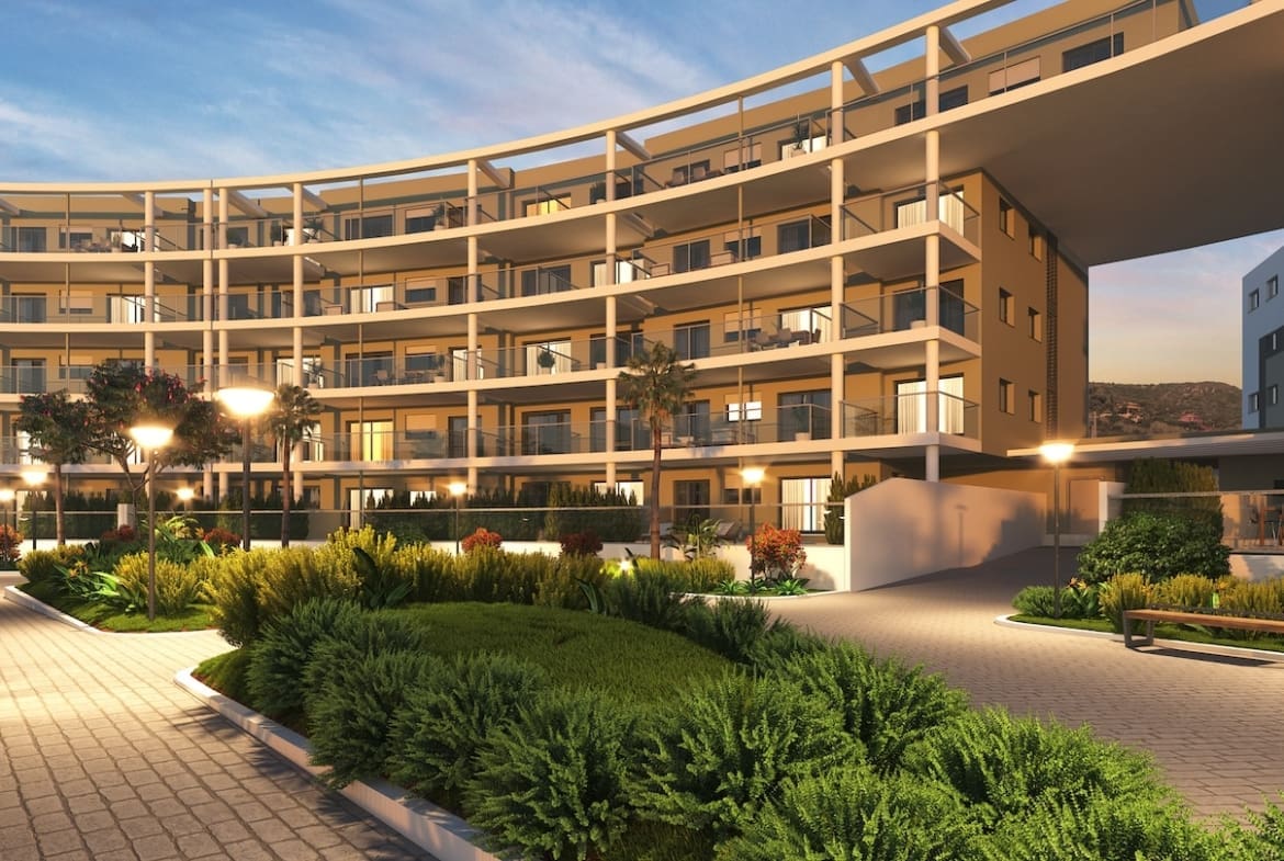 Luxe Woningen bij Amphora Beach Residences – Tweede Lijn van het Strand in Manilva – MDR Luxury Homes edif_B_tarde Luxe Woningen bij Amphora Beach Residences - Tweede Lijn van het Strand in Manilva - MDR Luxury Homes