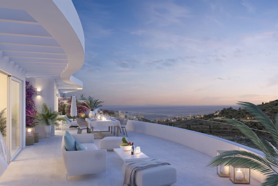 Serenity Alcaidesa – Golf Homes Beach Club – MDR Luxury Homes penthouse-terrace-sunset Serenity Alcaidesa - Golf Homes Beach Club - MDR Luxury Homes