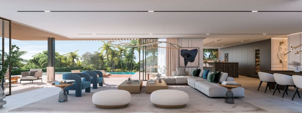 The Collection Camojan - Luxe villas Marbella - MDR Luxury Homes Salon_HD | MDR Luxury Homes The Collection Camojan - Luxury villas Marbella Cascada de Camojan - MDR Luxury Homes