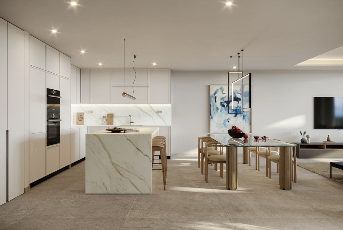 The Place by Alcazaba Lagoon Luxe appartementen in Casares – MDR Luxury Homes 21_KITCHEN_CAM1 The Place by Alcazaba Lagoon Luxe appartementen in Casares - MDR Luxury Homes