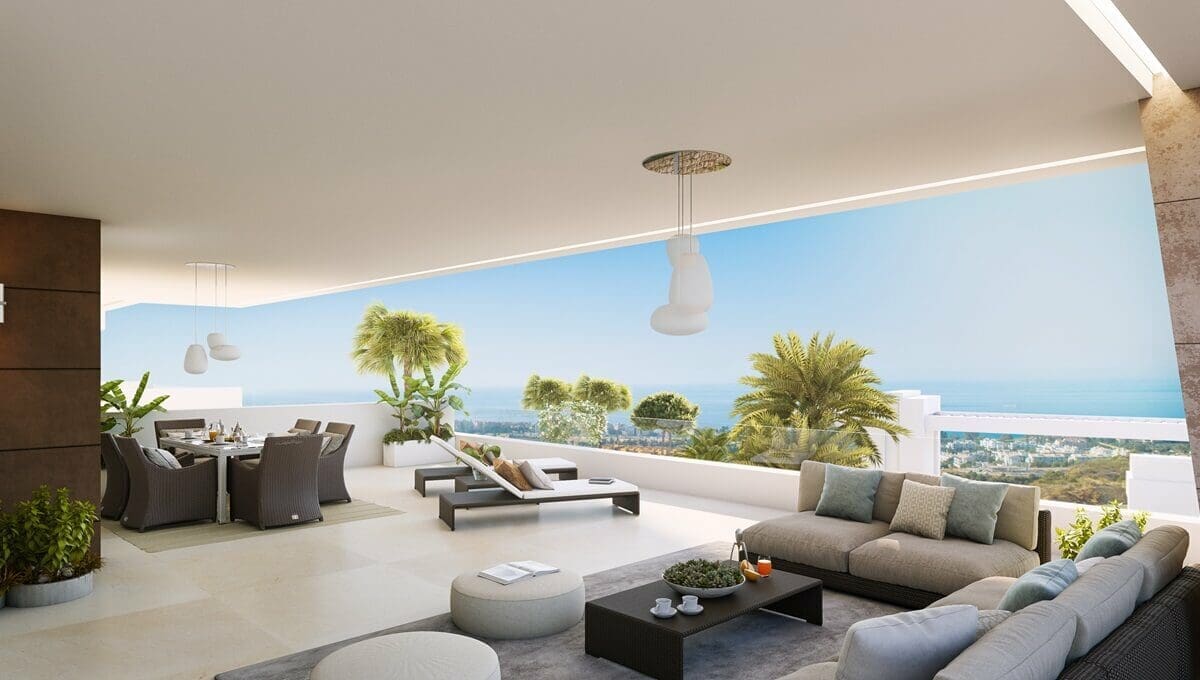 Balcón del Mediterráneo luxury apartments by MDR Luxury Homes with panoramic sea views on the Costa del Sol