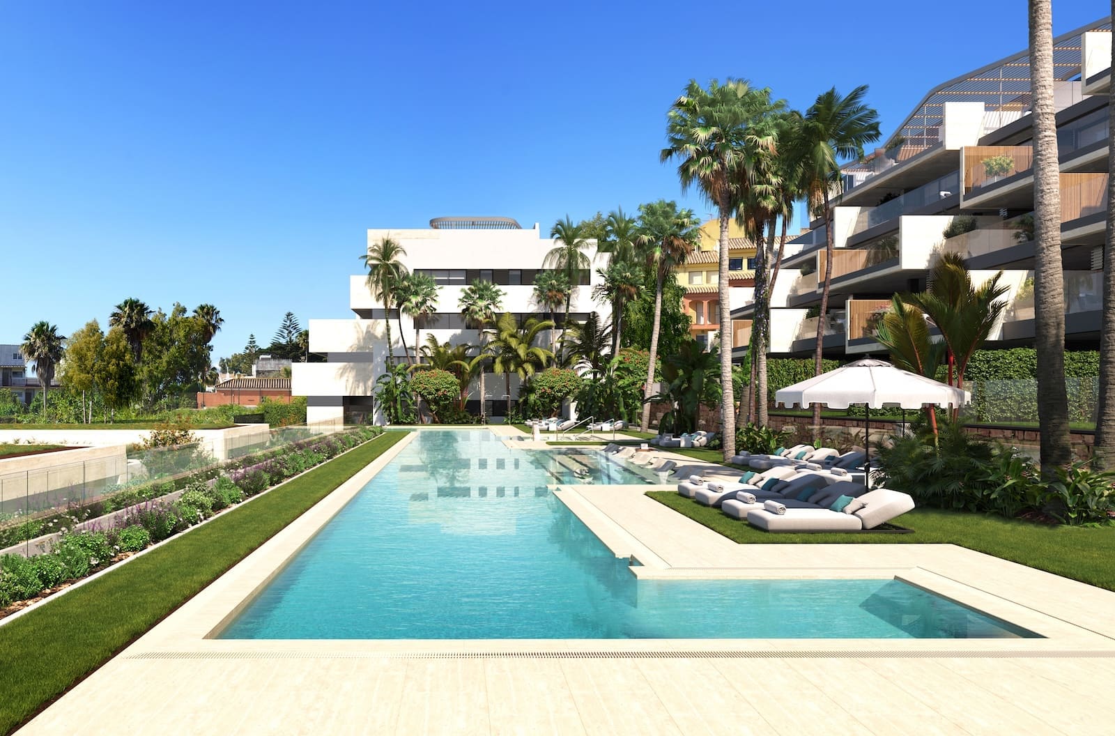 Explore Nubay in Manilva luxury beachfront homes with sea views and modern amenities Presented by MDR Luxury Homes