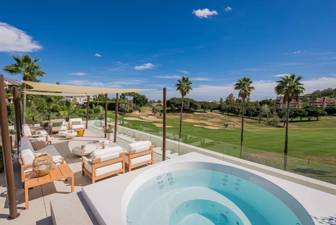 Frontline Golf Villa Casa Tesalia Luxury home in Los Naranjos - MDR Luxury Homes