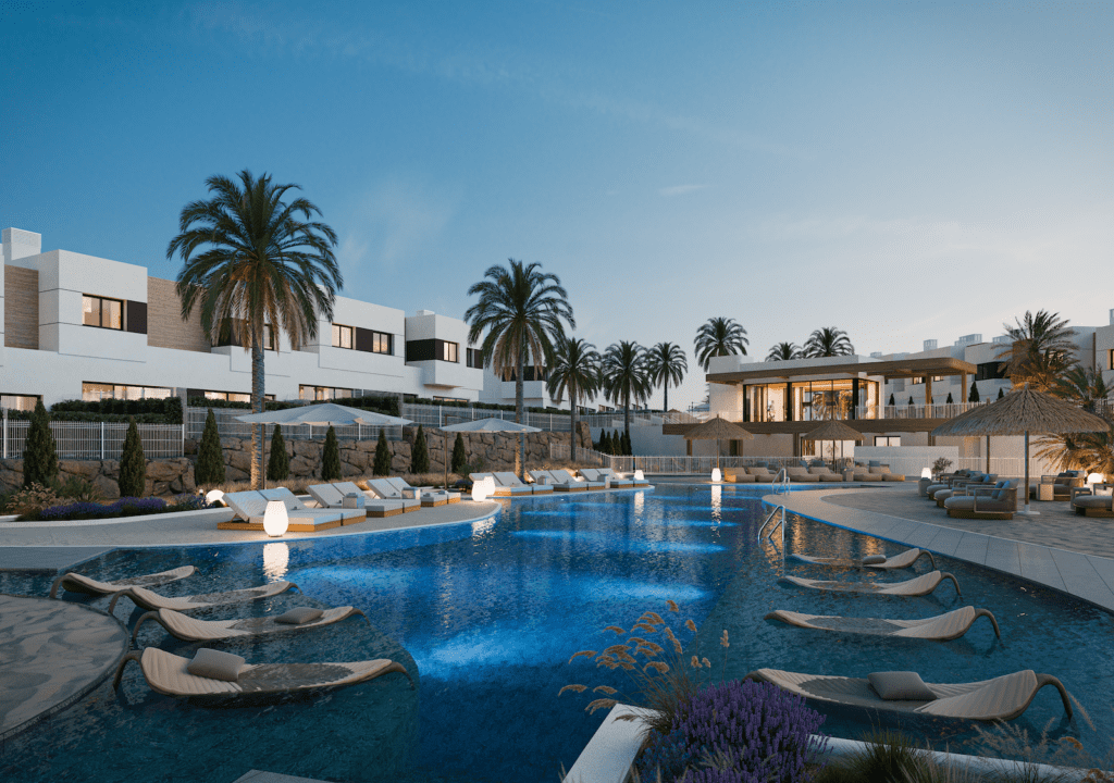 Luxury living at SAVIA by MDR Luxury Homes modern homes with resort-style amenities amidst nature in Mijas Costa -03_Exterior_R05-9 | MDR Luxury Homes Luxury living at SAVIA by MDR Luxury Homes - modern homes with resort-style amenities amidst nature in Mijas Costa