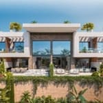 MDR Luxury Homes The List Río Real Luxurious semi-detached homes in Marbella featuring contemporary design spacious living areas private pools and stunning views