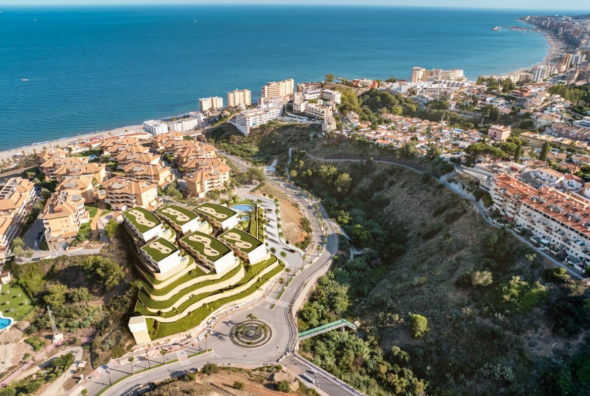 Korall Residences door MDR Luxury Homes in Fuengirola met luxe design en zeezicht Angulo 2 sin chimeneas Korall Residences by MDR Luxury Homes in Fuengirola with luxury design and sea views.