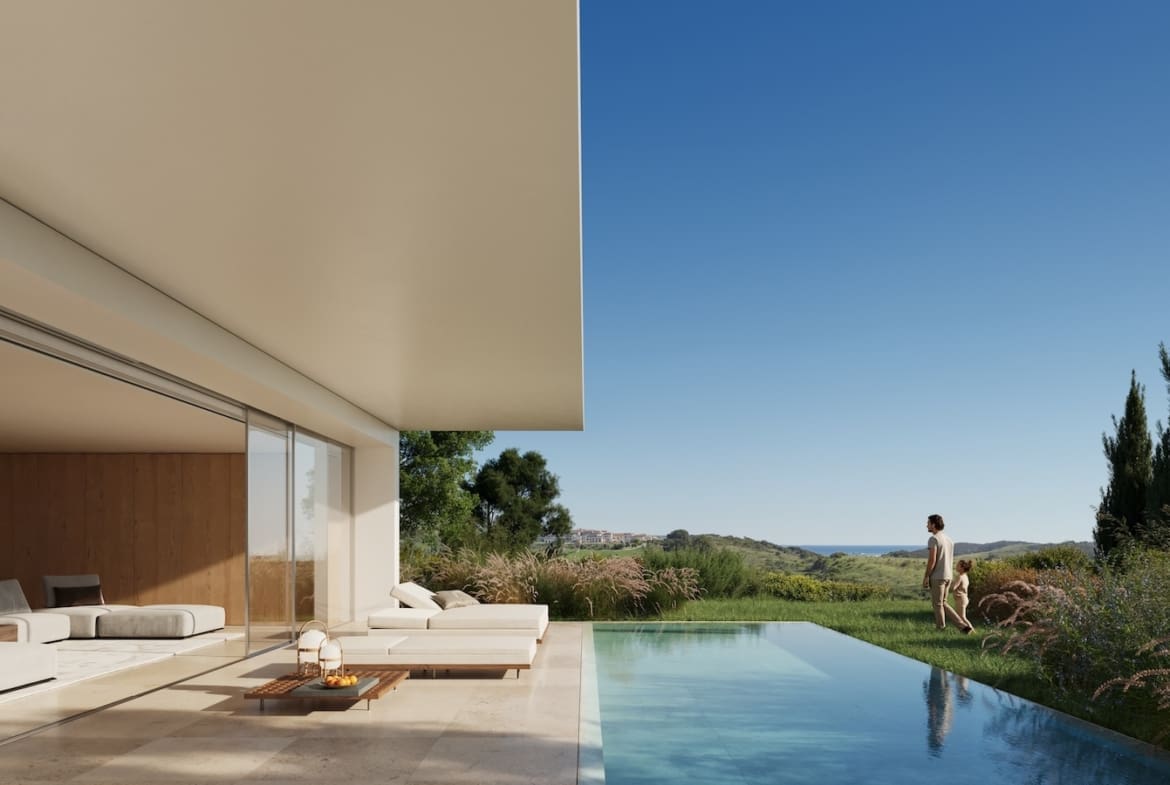 Modern luxury villa at ONE SEVEN Estepona offered by MDR Luxury Homes showcasing contemporary design and sustainable living