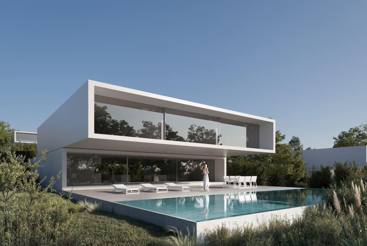 Modern luxury villa at ONE SEVEN Estepona offered by MDR Luxury Homes showcasing contemporary design and sustainable living