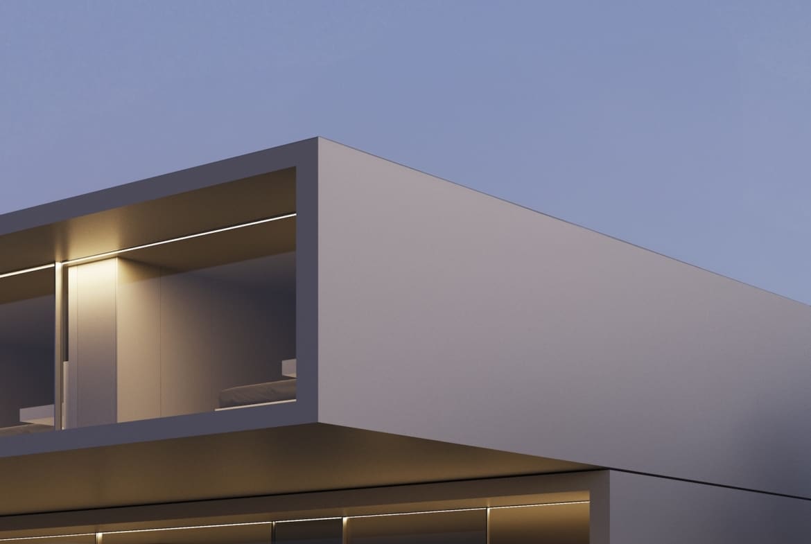 Modern luxury villa at ONE SEVEN Estepona offered by MDR Luxury Homes showcasing contemporary design and sustainable living