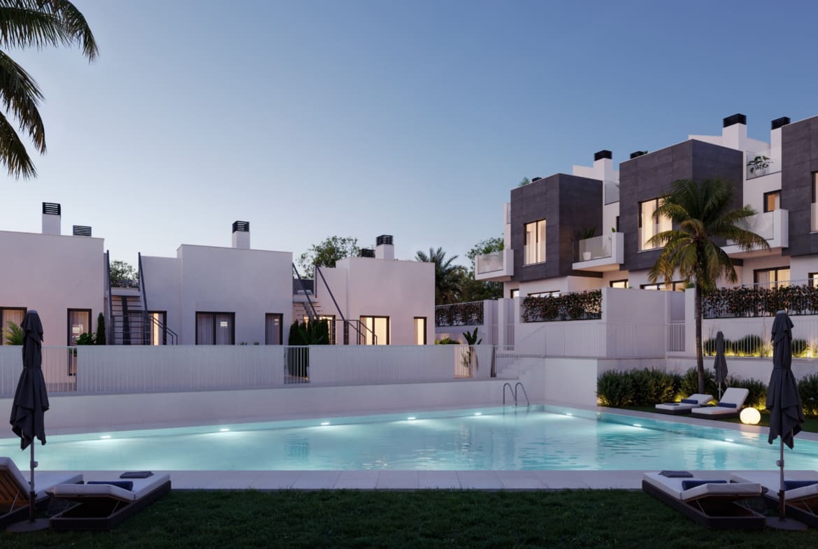 Modern semi-detached villas with sea views at Maresia Villas Torreblanca luxury real estate by MDR Luxury Homes -2 Modern semi-detached villas with sea views at Maresia Villas, Torreblanca, Fuengirola – luxury real estate by MDR Luxury Homes