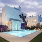 Modern townhouse with private garden and communal pool in Málagas Los Nogales Living development MDR Luxury Homes