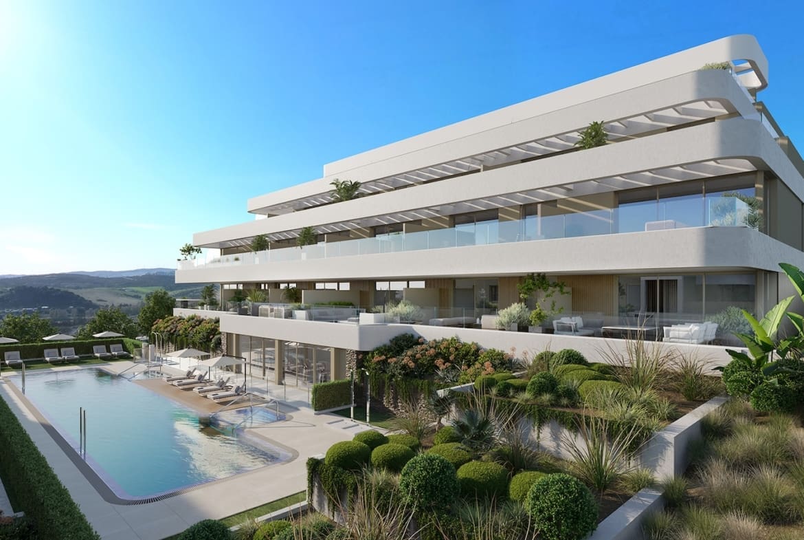 Celestia Homes Sea view luxury apartments in Estepona offered by MDR Luxury Homes