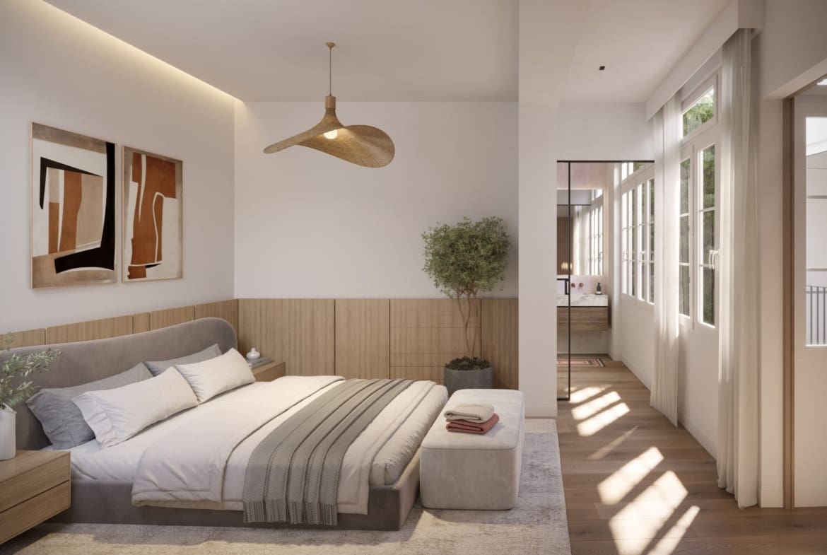 Luxury apartment in Lumina 23 historic Málaga offered by MDR Luxury Homes 05_P3_DORMITORIO_HQ-scaled Luxury apartment in Lumina 23, historic Málaga, offered by MDR Luxury Homes