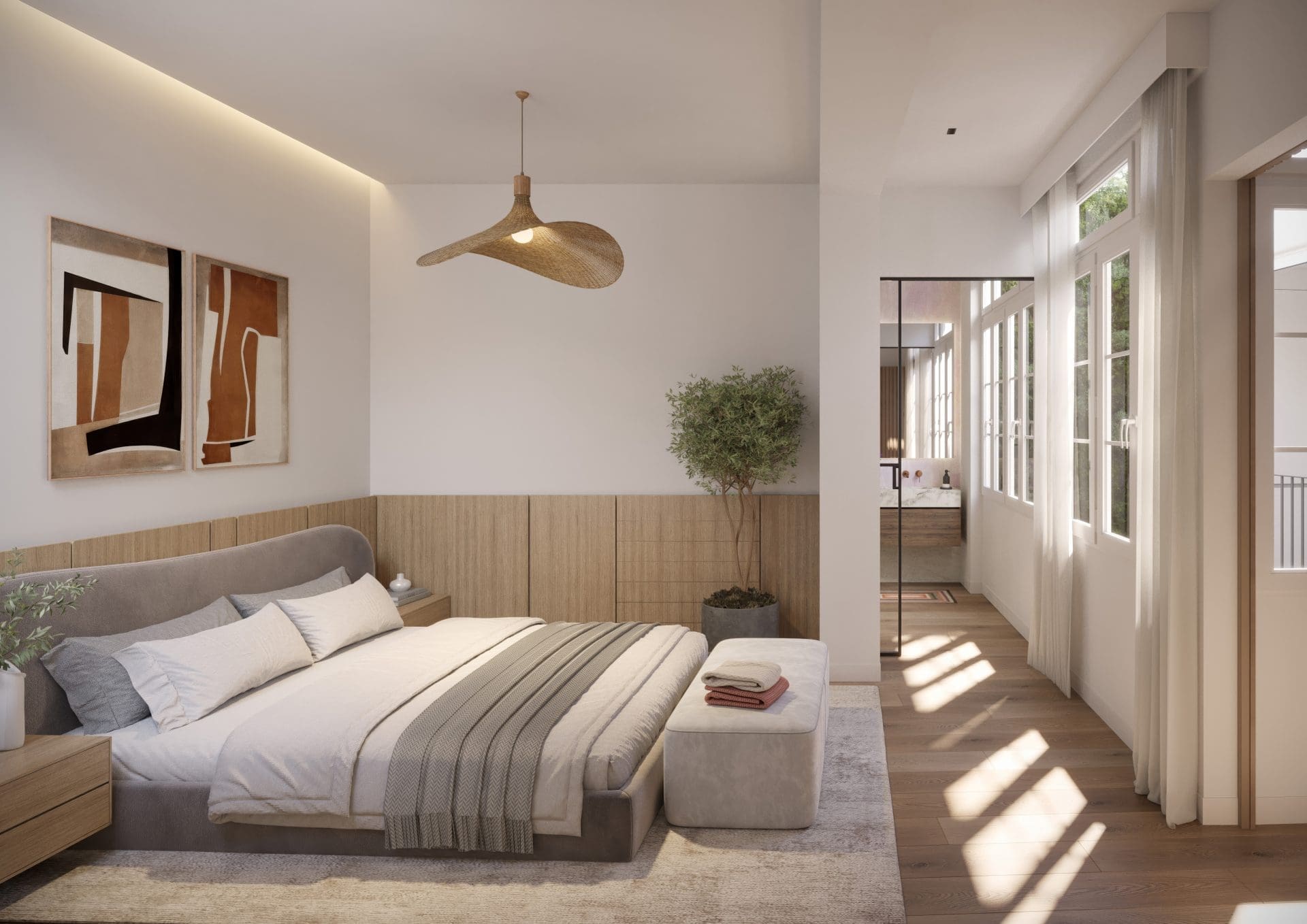 Luxury apartment in Lumina 23 historic Málaga offered by MDR Luxury Homes 05_P3_DORMITORIO_HQ-scaled Luxury apartment in Lumina 23, historic Málaga, offered by MDR Luxury Homes