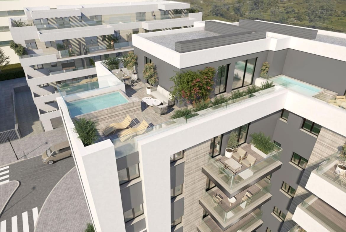 Premier Residencial, modern apartments in Mijas with premium amenities, presented by MDR Luxury Homes.