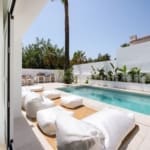 Casa Joline, a fully renovated luxury villa in Nueva Andalucia, offering modern Mediterranean-style living. Presented by MDR Luxury Homes.