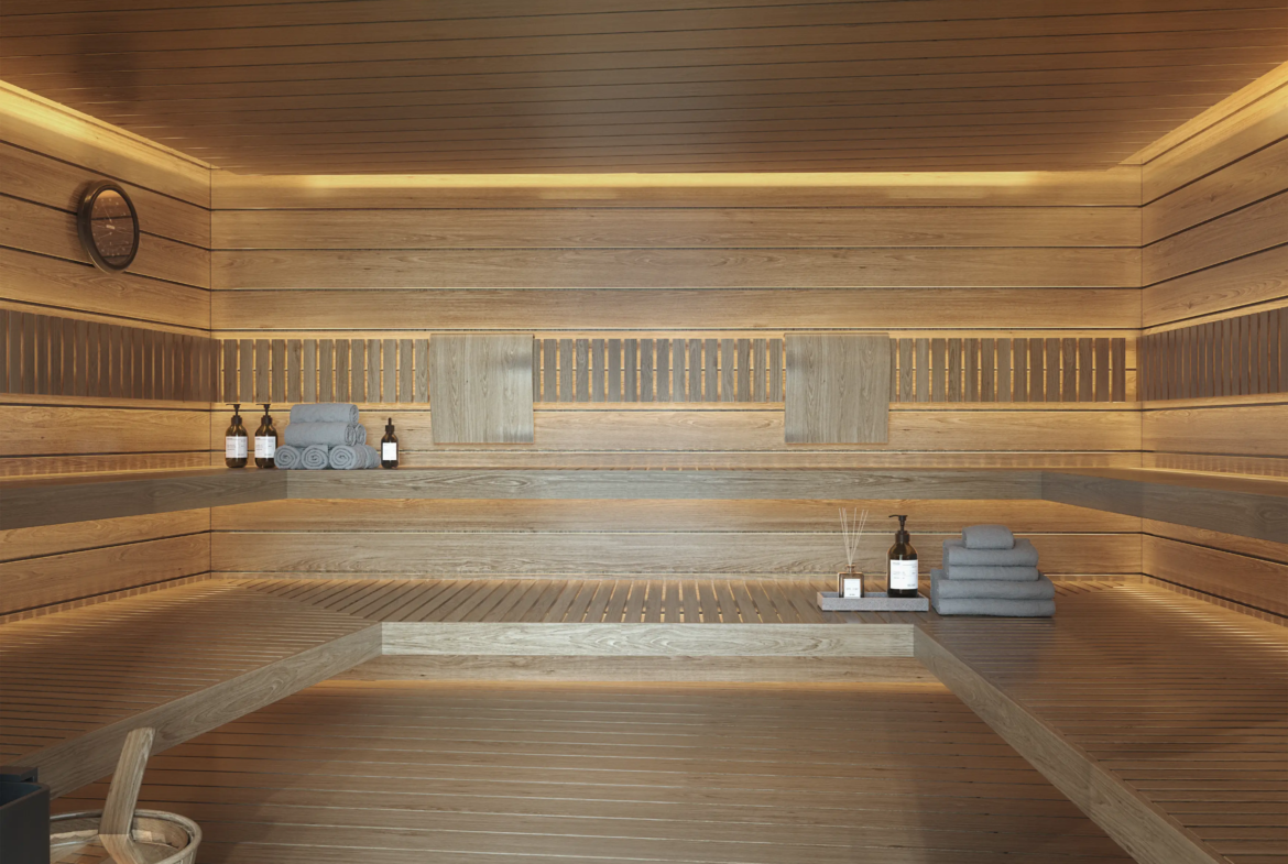 Luxury beachfront residences at Térmica Beach Málaga exclusive homes with sea views premium amenities and expert guidance from MDR Luxury Homes Sauna Luxury beachfront residences at Térmica Beach, Málaga – exclusive homes with sea views, premium amenities, and expert guidance from MDR Luxury Homes.