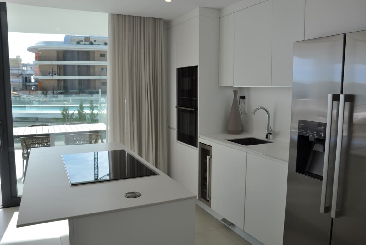 Move-in ready luxury apartment in Higuerón West with sea views and high-end finishes. For sale with MDR Luxury Homes.