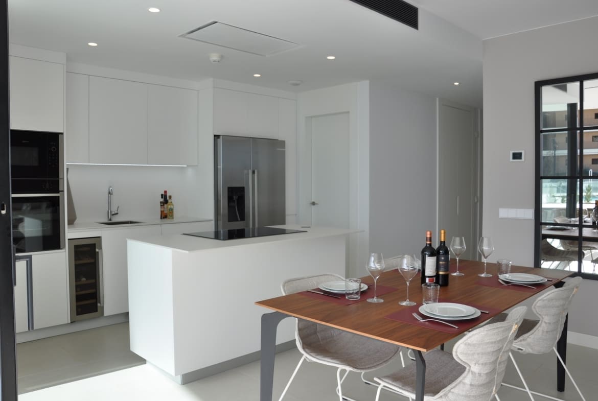 Move-in ready luxury apartment in Higuerón West with sea views and high-end finishes. For sale with MDR Luxury Homes.