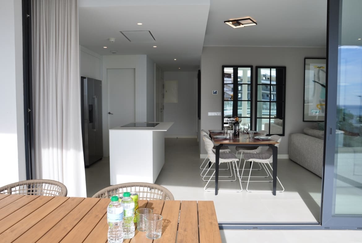 Move-in ready luxury apartment in Higuerón West with sea views and high-end finishes. For sale with MDR Luxury Homes.