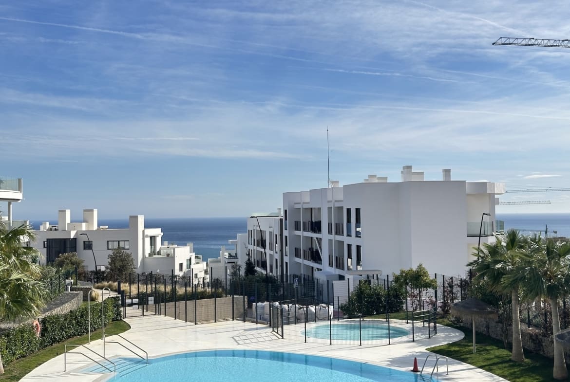 Move-in ready luxury apartment in Higuerón West with sea views and high-end finishes. For sale with MDR Luxury Homes.