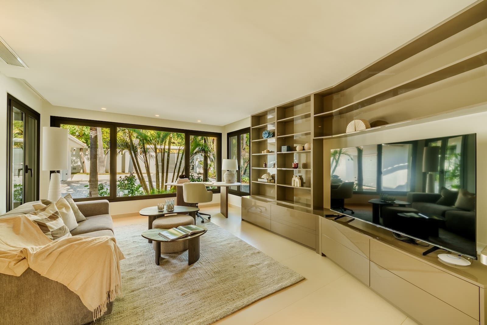 Villa Palm Springs in La Cerquilla, Marbella – luxury bungalow with botanical gardens and pool, listed by MDR Luxury Homes.