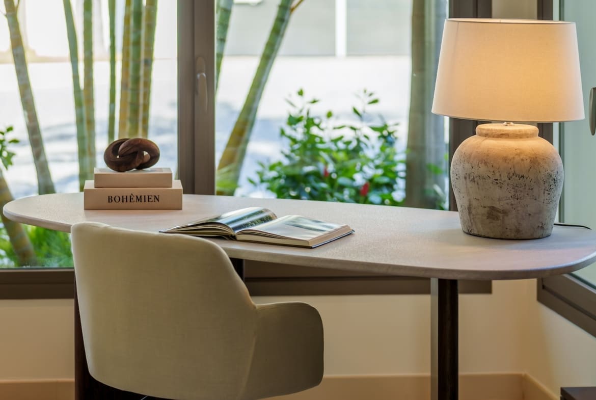 Villa Palm Springs in La Cerquilla, Marbella – luxury bungalow with botanical gardens and pool, listed by MDR Luxury Homes.