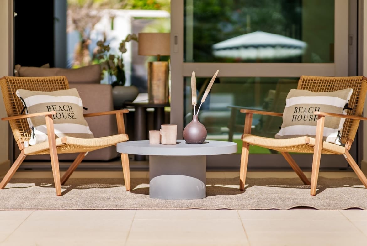 Villa Palm Springs in La Cerquilla, Marbella – luxury bungalow with botanical gardens and pool, listed by MDR Luxury Homes.